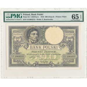 500 złotych 1919, Kościuszko
