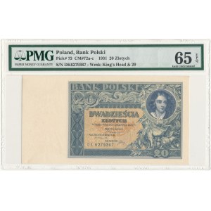 20 zloty 1931, DK series