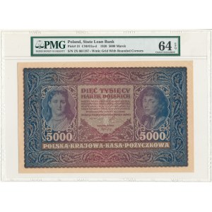 5000 marek polskich 1920, II seria X