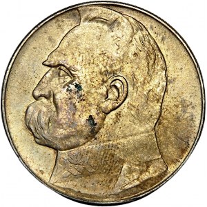 10 złotych 1936, Piłsudski