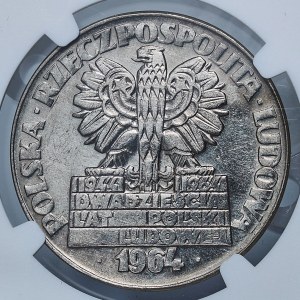 SAMPLE NIKIEL, 20 gold 1964 MW, Nowa Huta Plock Turoszow