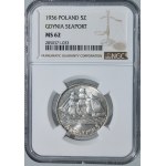 5 złotych 1936, Żaglowiec