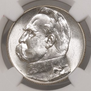 5 gold 1934, Pilsudski, official eagle