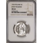 5 gold 1934, Pilsudski, official eagle