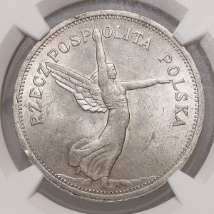 5 złotych 1928, Nike, bez znaku mennicy, Bruksela