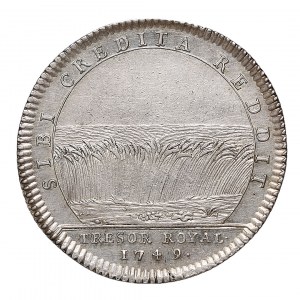 Francia, Luigi XV, gettone reale 1749