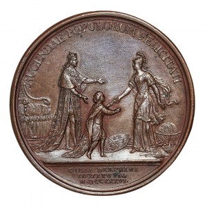 France, Louis XV, medal 1736