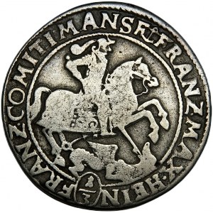 Niemcy, 1/3 talara, 1672 ABK, Eisleben