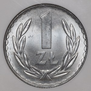 1 Zloty 1978, ohne Münzzeichen
