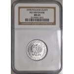 1 Zloty 1978, ohne Münzzeichen