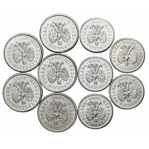 Set of 20 pennies 2000 and 10 pennies 2005 (10 pieces total) - REFUNDS