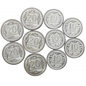 Set of 20 pennies 2000 and 10 pennies 2005 (10 pieces total) - REFUNDS