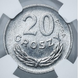 PROBE ALUMINIUM, 20 Pfennige 1949