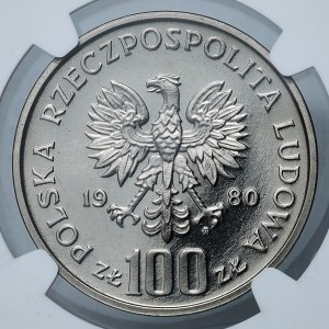 PRÓBA NIKIEL, 100 złotych 1980, Głuszec