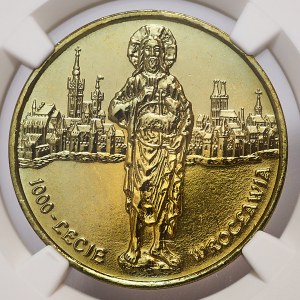 2 złote 2000, 1000-lecie Wrocławia, JEDYNA
