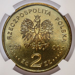 2 złote 2000, Solidarność, JEDYNA