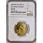 2 złote 2002, Generał Władysław Anders, JEDYNA