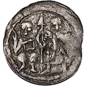 Bolesław III. von Wrymouth, Denar (1102-1138), Ritter und Läufer