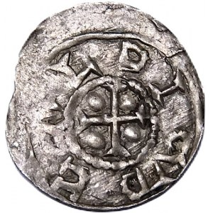 Bolesław III. von Wrymouth, Denar (1102-1138), Ritter und Läufer