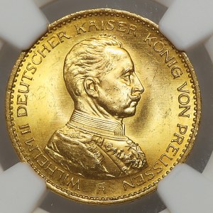 Deutschland, Preußen, Wilhelm II, 20 Mark 1915 A, Berlin