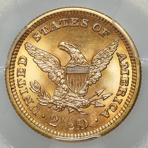 USA, 2 1/2 dolára 1902