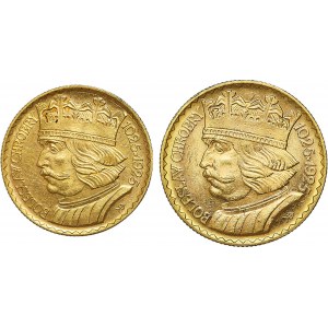Satz von 10 Zloty 1925 und 20 Zloty 1925, Bolesław Chrobry