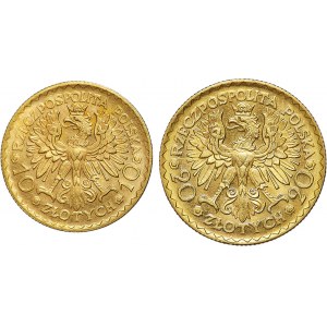 Satz von 10 Zloty 1925 und 20 Zloty 1925, Bolesław Chrobry
