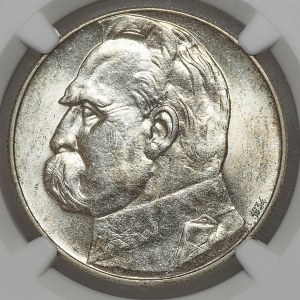 10 gold 1934, Pilsudski, shooter