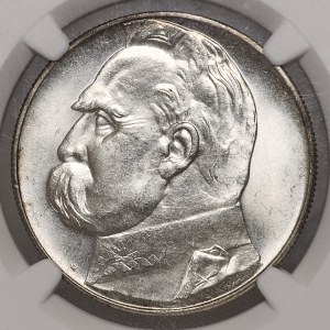 10 gold 1935, Pilsudski