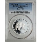 100 złotych 1983, Niedźwiedź