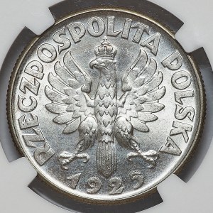 2 zlaté 1925, žena a uši, bez bodky za dátumom