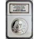 USA, 1 dolar 2006 P, Benjamin Franklin