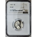USA, 5 centov 1957 C