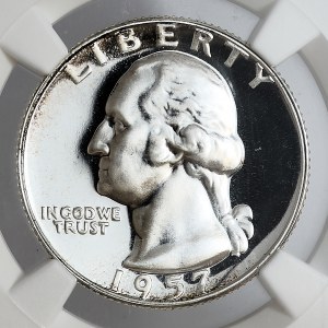 USA, 25 centów 1957