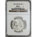 USA, 50 cents (Half Dollar) 1854