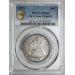 USA, 50 centesimi 1873