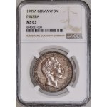 Germania, Prussia, Guglielmo II, 3 marchi 1909 A