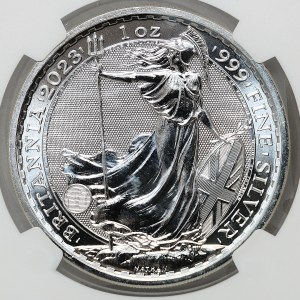 Great Britain, Charles III, £2 Britannia 2023