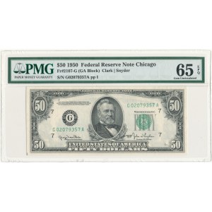 USA, $50 1950, G (Chicago).