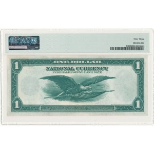 USA, 1 dolar 1918, National Currency, L-12 (San Francisco)