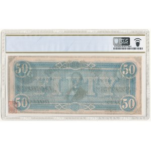 Stany Skonfederowane, 50 dolarów 1864