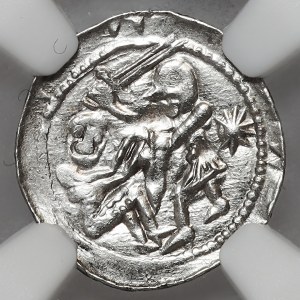 Władysław II Wygnaniec, denar (1138-1146), orzeł i zając