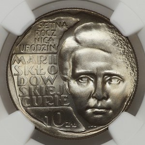 10 zlatých 1967, Maria Skłodowska-Curie, MAX