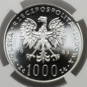 1000 zlatých 1983, Ján Pavol II, MAX