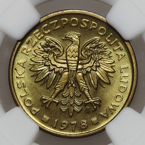 2 Gold 1978, mit Münzzeichen