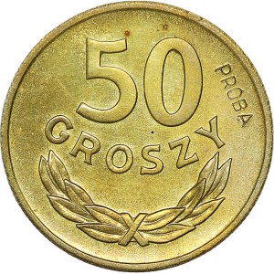 PROSPECTED Messing, 50 Pfennige 1957