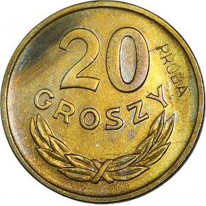 PROSPECTED Messing, 20 Pfennige 1957