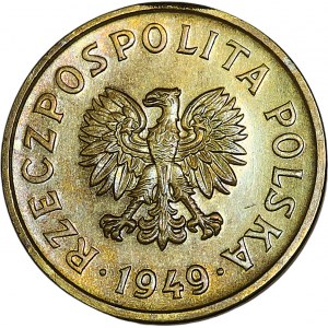 SAMPLE of brass, 20 pennies 1949