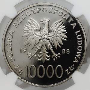 SAMPLE NIKIEL, 10000 gold 1988, John Paul II, X Years of the Pontificate