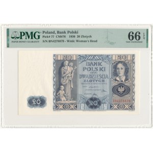20 zloty 1936, BN series
